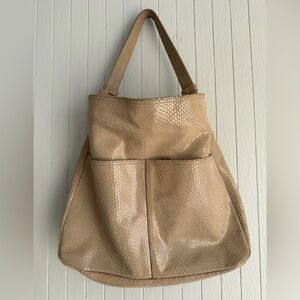 Snakeskin Print Bag by Margot